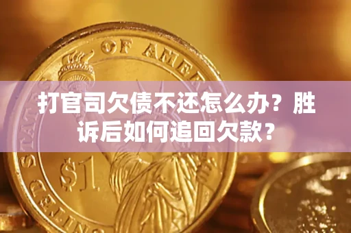 北京打官司欠债不还怎么办？胜诉后如何追回欠款？