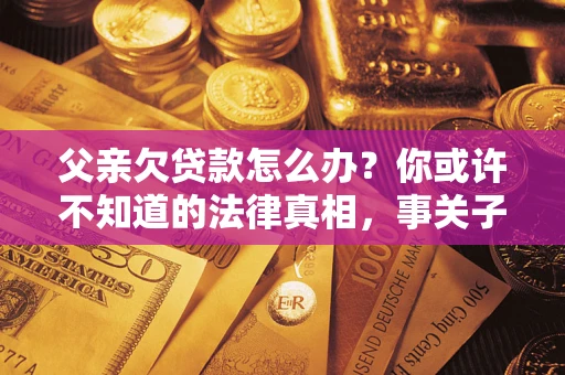 北京父亲欠贷款怎么办？你或许不知道的法律真相，事关子女未来