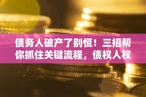 北京债务人破产了别慌！三招帮你抓住关键流程，债权人权益不再缩水