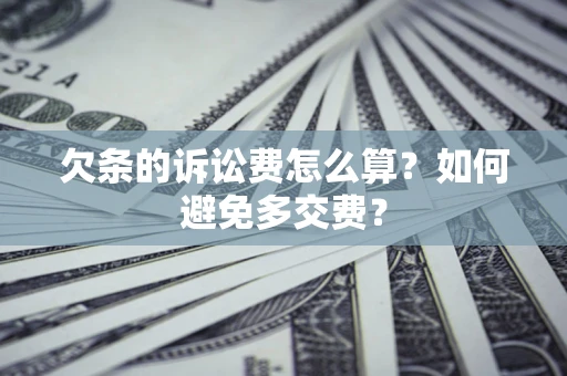 北京欠条的诉讼费怎么算？如何避免多交费？