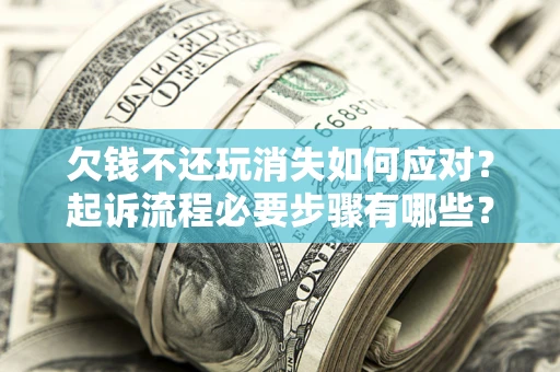 北京欠钱不还玩消失如何应对？起诉流程必要步骤有哪些？