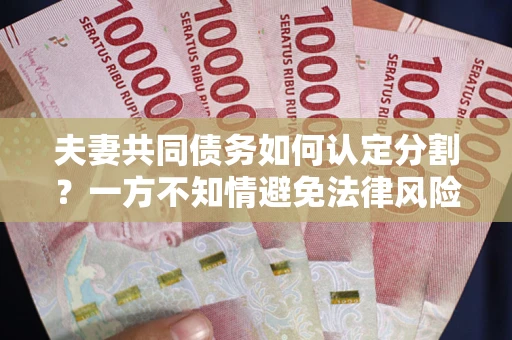 北京夫妻共同债务如何认定分割？一方不知情避免法律风险必看！